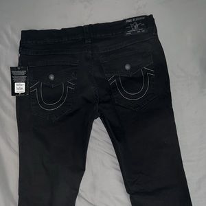 Black slim true religion jeans.